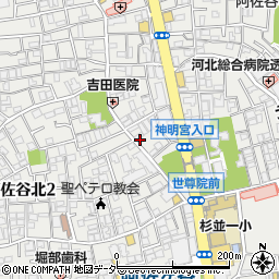 新井屋 阿佐ヶ谷店周辺の地図