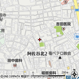 東京都杉並区阿佐谷北2丁目32-19周辺の地図