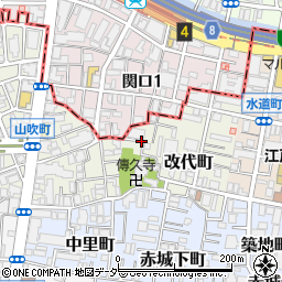 東京都新宿区山吹町315周辺の地図