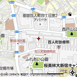 東京都新宿区百人町3丁目10-6周辺の地図