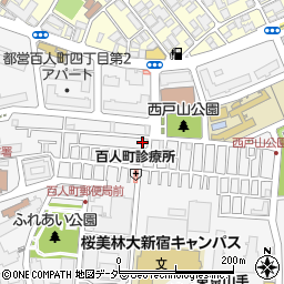 東京都新宿区百人町3丁目6-18周辺の地図