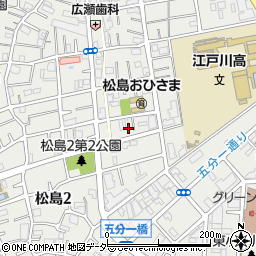 東京都江戸川区松島2丁目31周辺の地図