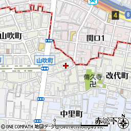 東京都新宿区山吹町295周辺の地図