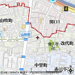 東京都新宿区山吹町295周辺の地図