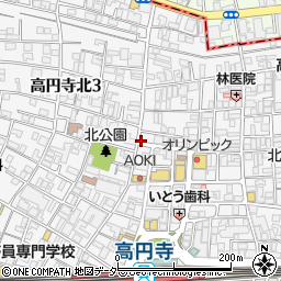 ジャンプ高円寺店周辺の地図