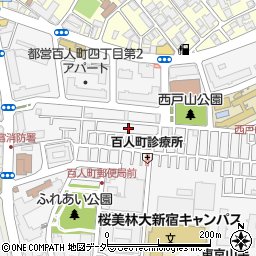 東京都新宿区百人町3丁目6周辺の地図