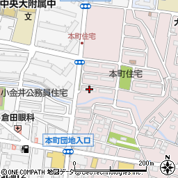 公社小金井本町住宅Ｆ２号棟周辺の地図