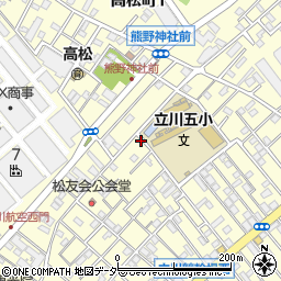 東京都立川市高松町1丁目11-12周辺の地図