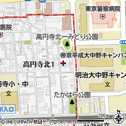 グラン・リオ高円寺北周辺の地図