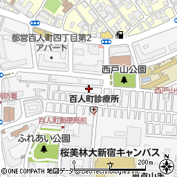 東京都新宿区百人町3丁目6-15周辺の地図