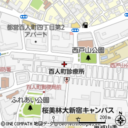 東京都新宿区百人町3丁目6-16周辺の地図