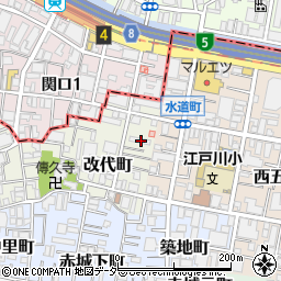 東京都新宿区改代町35周辺の地図