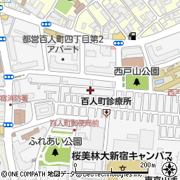 東京都新宿区百人町3丁目6-13周辺の地図