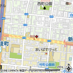 株式会社宝木スタッフサービス　東京支社周辺の地図