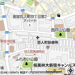 東京都新宿区百人町3丁目6-7周辺の地図