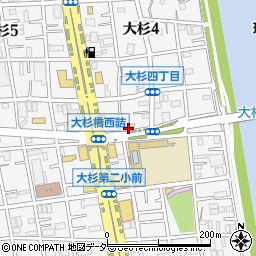 東京都江戸川区大杉4丁目17-1周辺の地図