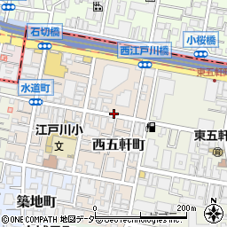 〒162-0812 東京都新宿区西五軒町の地図