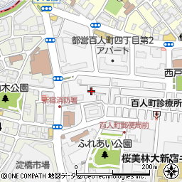 東京都新宿区百人町3丁目10-1周辺の地図