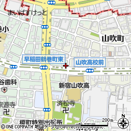 東京都新宿区山吹町338周辺の地図