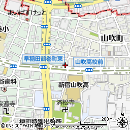 東京都新宿区山吹町338周辺の地図