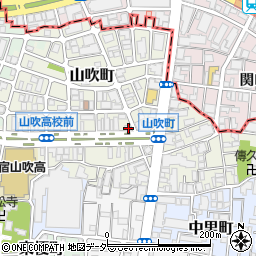 東京都新宿区山吹町333-1周辺の地図