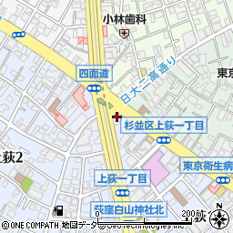 サイクルスポット荻窪店周辺の地図