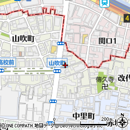 東京都新宿区山吹町266周辺の地図