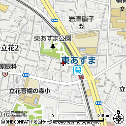 宇田川動物病院周辺の地図