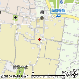 山梨県甲州市塩山上塩後58周辺の地図