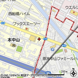 千葉県船橋市本中山5丁目1-26周辺の地図