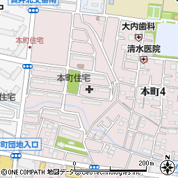 公社小金井本町住宅Ｂ３号棟周辺の地図