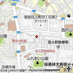 東京都新宿区百人町3丁目10-3周辺の地図