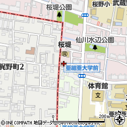 武蔵野市立桜堤児童館周辺の地図