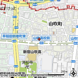 東京都新宿区山吹町336周辺の地図