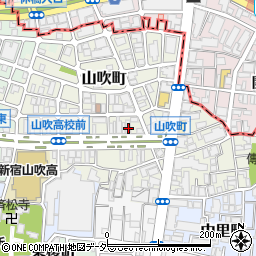 東京都新宿区山吹町333-5周辺の地図