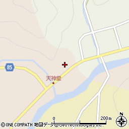 岐阜県下呂市金山町戸部3周辺の地図