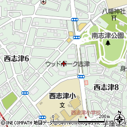 ウッドパーク志津Ｆ棟周辺の地図