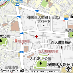東京都新宿区百人町3丁目10-2周辺の地図