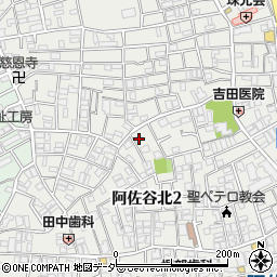 東京都杉並区阿佐谷北2丁目32-14周辺の地図