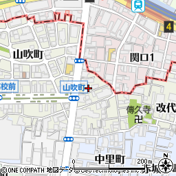 東京都新宿区山吹町268周辺の地図