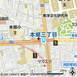 日乃屋 本郷三丁目店周辺の地図