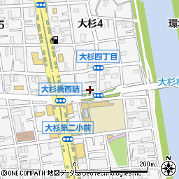 東京都江戸川区大杉4丁目17-15周辺の地図