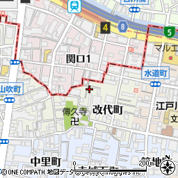 東京都新宿区山吹町316周辺の地図