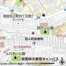 東京都新宿区百人町3丁目7-3周辺の地図