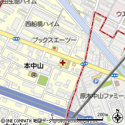 千葉県船橋市本中山5丁目1周辺の地図