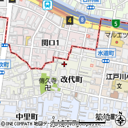 東京都新宿区山吹町318周辺の地図