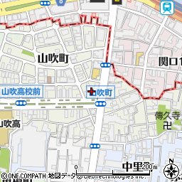 東京都新宿区山吹町332周辺の地図