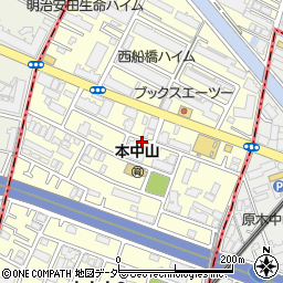 エイブルパーキング本中山５丁目駐車場周辺の地図