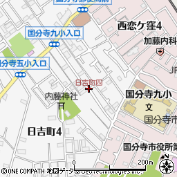 日吉町四周辺の地図