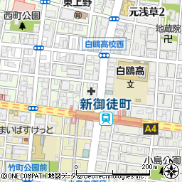 台東建物株式会社周辺の地図